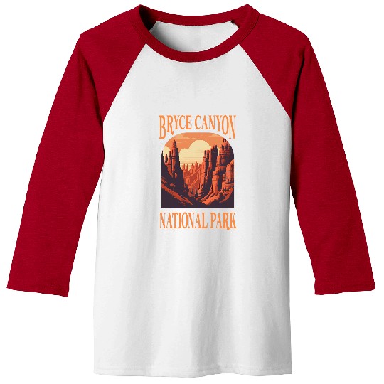 Bryce Canyon National Park Natural Environment Scenic Wonder Baseball Tees
