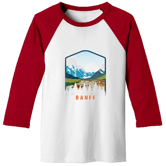 Banff National Park Lake Louise Alberta Canada Hiking 8 Baseball Tees