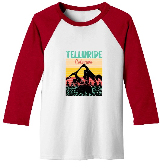 Bear Pet Telluride Mountain Colorado Mountains Bear Trails Baseball Tees