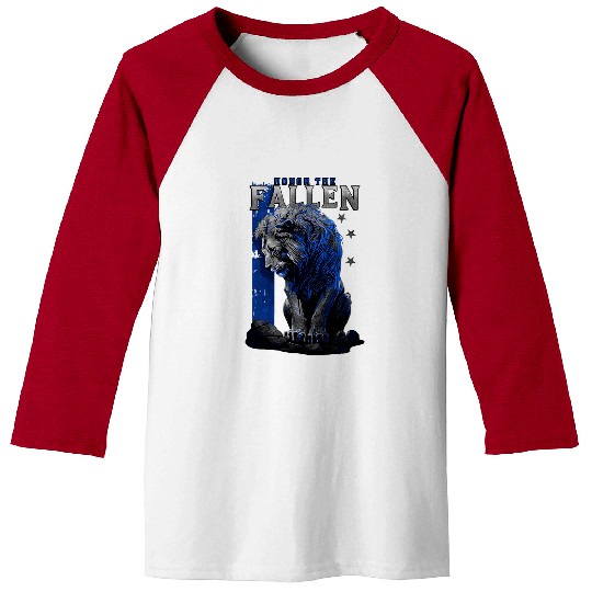 Lion Pet Honor The Fallen Lion Edition Baseball Tees