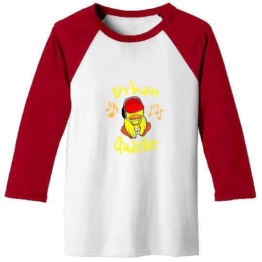 Duck Pet Funny Urban Quacker Rap Music Lover Rapper Duck Men Women Baseball Tees