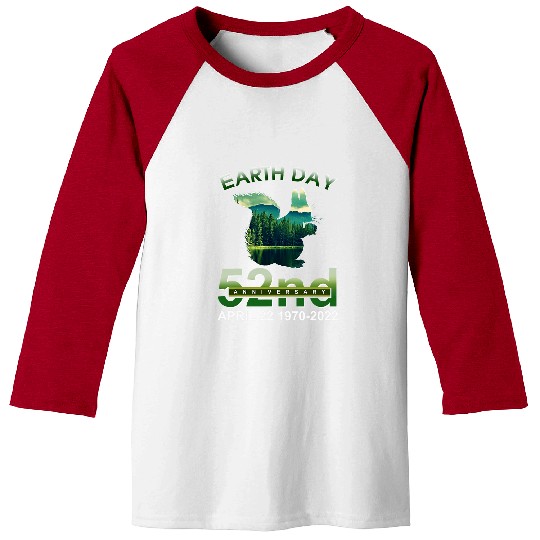 Squirrel Pet Earth Day 52nd Anniversary Squirrel Environmental Baseball Tees