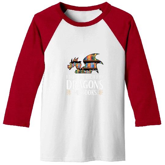 Dragon Pet Reading Book Lover co 10 Baseball Tees