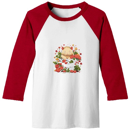 Hamster gardening plant Gardens Herb Nature Animal DIY Baseball Tees