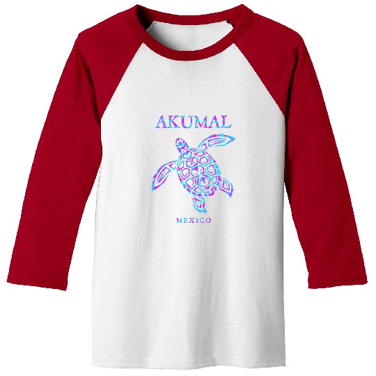 Turtle Pet Akumal Mexico Sea Turtle Vacation Souvenir Boys Girls 1 Baseball Tees