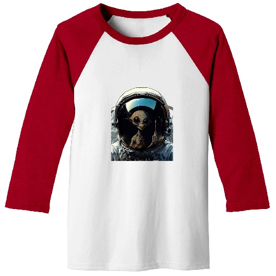 Hilarious Alien Abduction Funny UFO Probe Astronaut Space Baseball Tees