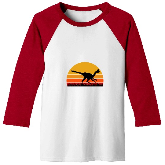 Raptor Velociraptor Dinosaur Dino Paleontology Baseball Tees