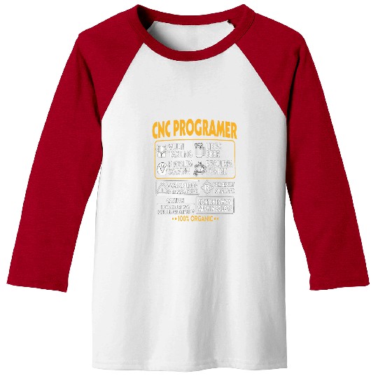 Beer Fun cnc programmer multi tasking likes beer problem solving Baseball Tees