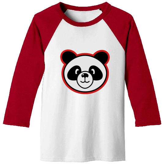 panda bear zoo animal Baseball Tees