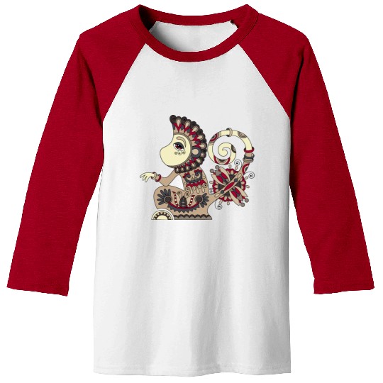 Aztec Monkey Baseball Tees