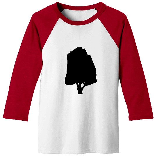 tree silhouette Baseball Tees