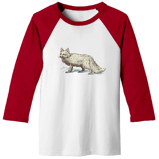 Arctic fox Baseball Tees