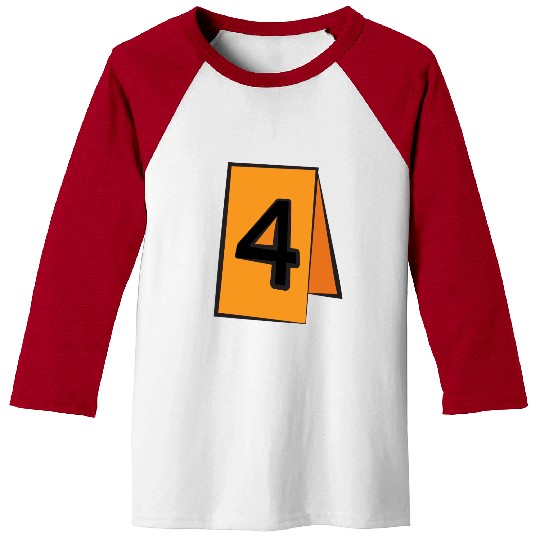 crime scene number Baseball Tees