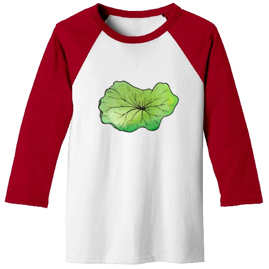 Lotus leaf Baseball Tees