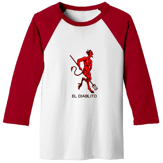 El Diablito The Devil Tarot Cards Readings Baseball Tees