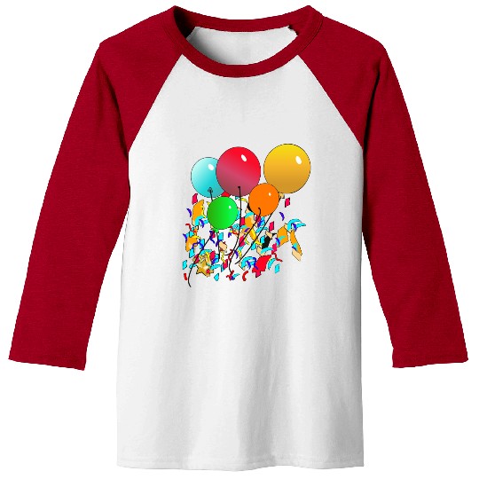 Balloons Baseball Tees