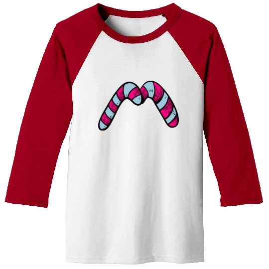 Candy canes "M" Baseball Tees