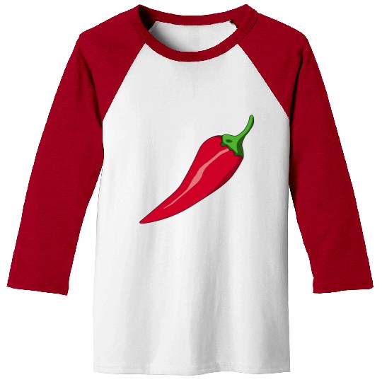 paprika chilli chili pepper citrus veggie gemuese Baseball Tees