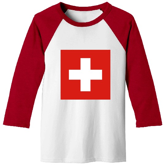 flag switzerland Baseball Tees