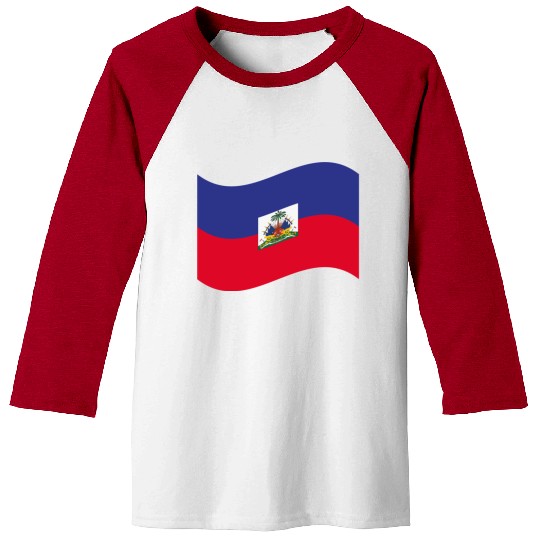 flag haiti Baseball Tees