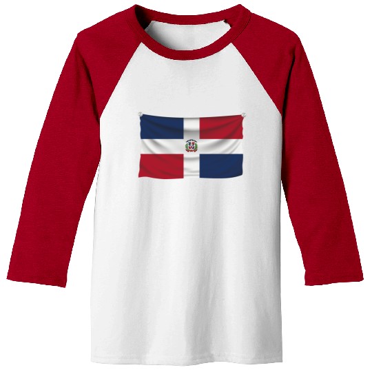 flag dominican republic Baseball Tees
