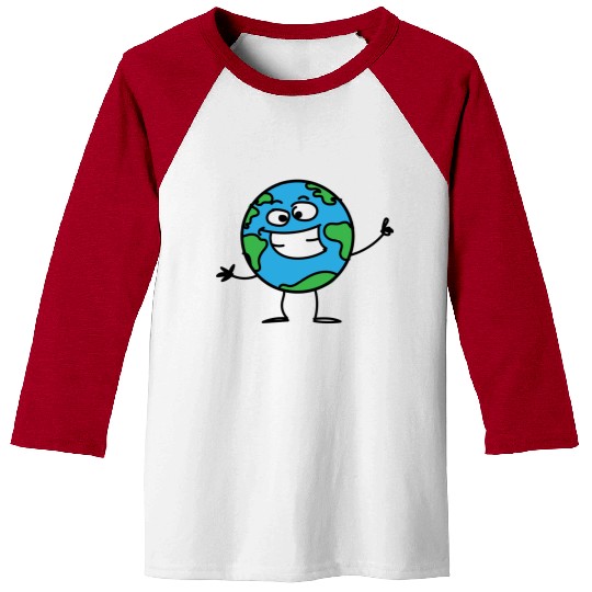Happy Earth Baseball Tees