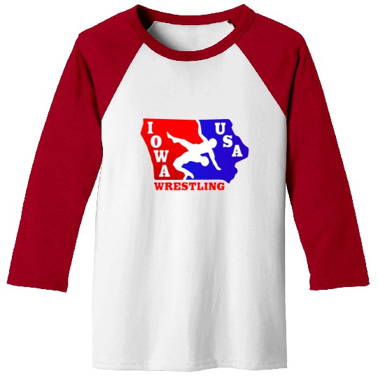 Iowa Team USA Wrestling Baseball Tees