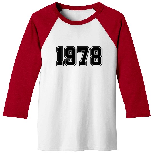 1978 | Year of Birth | Birth Year | Birthday Baseball Tees