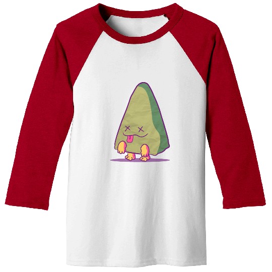 It's not an avocado , it's a zombie triangle! Baseball Tees