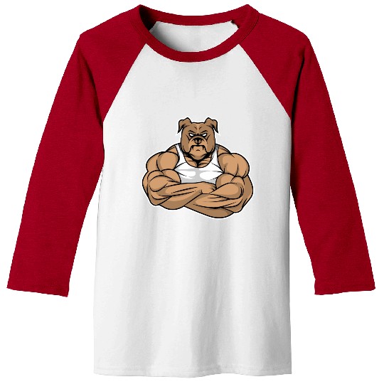 Dog Canine Pet Bulldog Pitbull Doberman Pug Gift I Baseball Tees