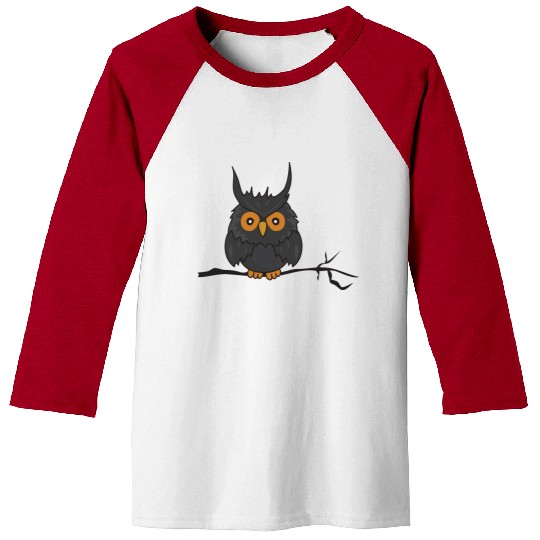 Halloween Owl Owlet Baseball Tees