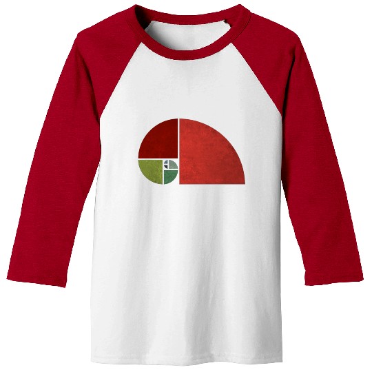 fibonacci golden vintage Baseball Tees
