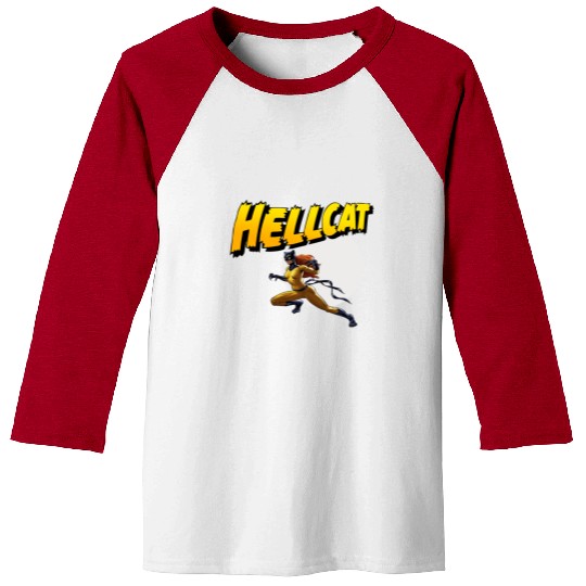 Mens Marvel Hell Cat Hella Cat Hellcat New cat Baseball Tees