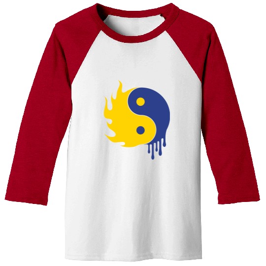 Ying Yang Baseball Tees
