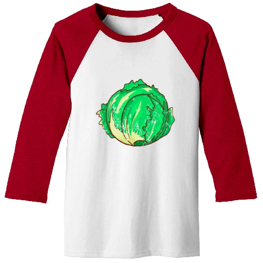 Retro Vintage Grunge Style Lettuce Baseball Tees