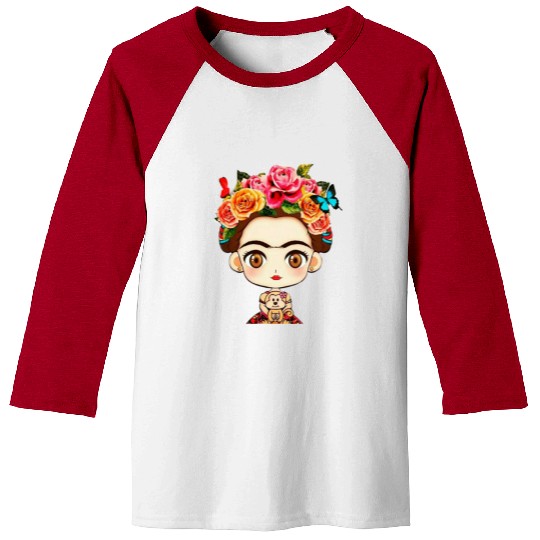FRIDA KAHLO woman Baseball Tees