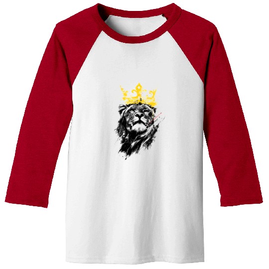 Crown Lion King Baseball Tees