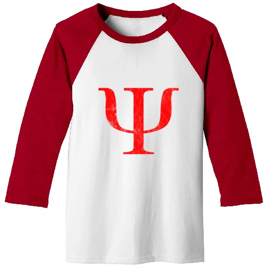 Psychology Psi for Men, Women and Kids Baseball Tees