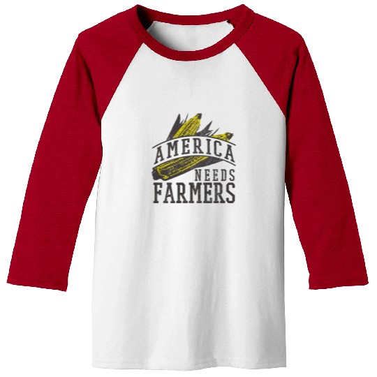 America Needs Farmers Baseball Tees