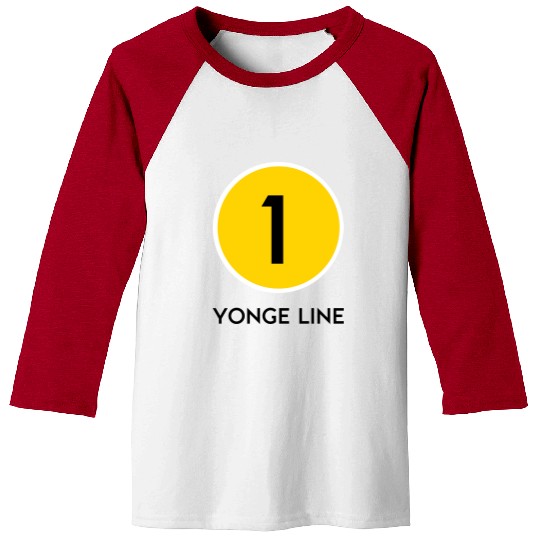 Yonge Street Subway Line Baseball Tees