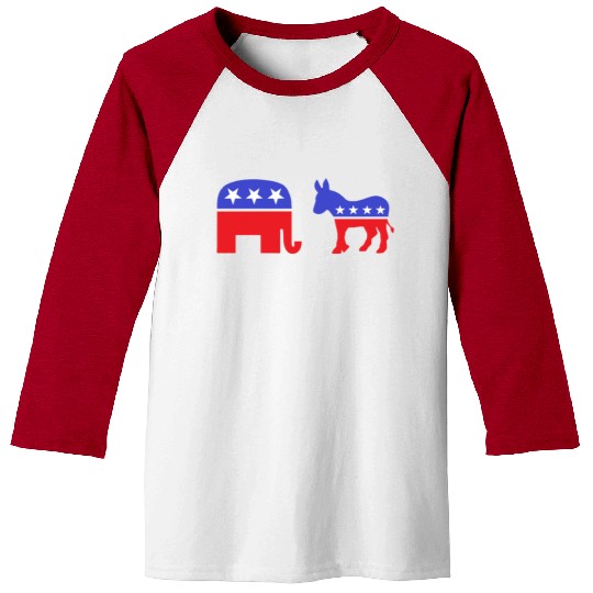 Democrat Republican Baseball Tees