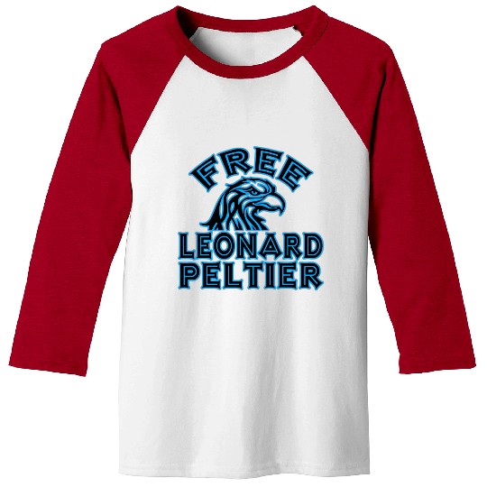 FREE LEONARD PELTIER eagle natives YStone Baseball Tees