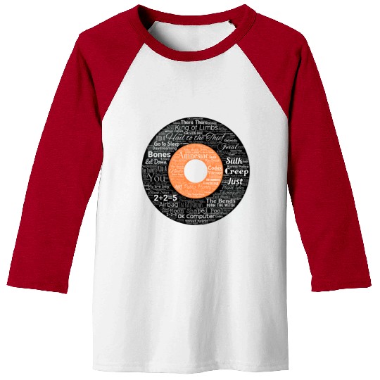 Radiohead Albums and Songs Baseball Tees