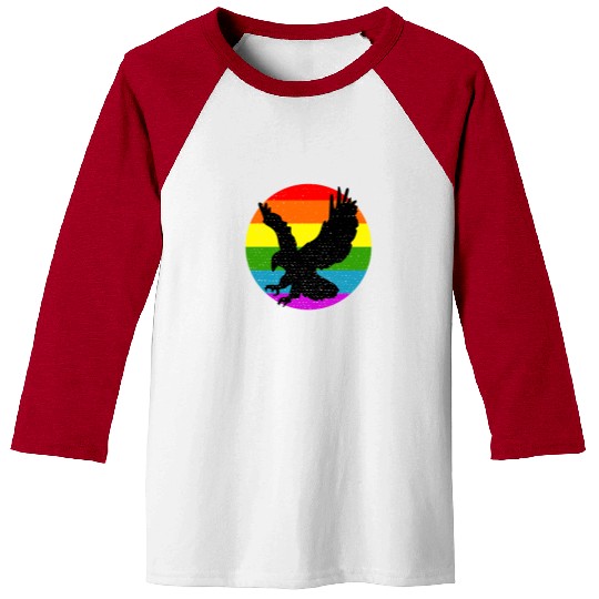 Rainbow Hawk Baseball Tees