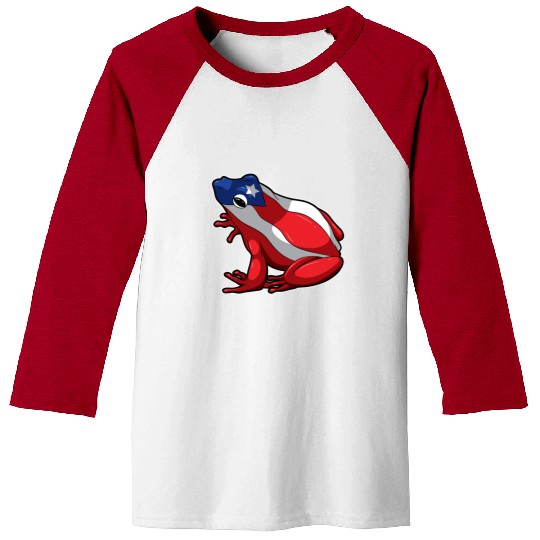 Puerto Rican Coqui Frog - Puerto Rico Baseball Tees
