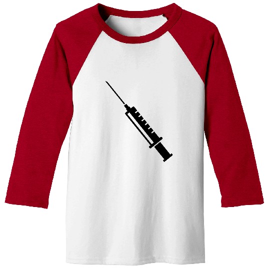 syringe gift physician doctor nurse Baseball Tees