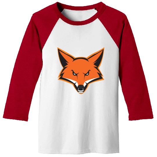 Fox mascot Baseball Tees