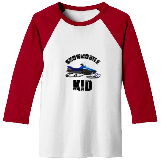 Awesome Gift for Snowmobile Kid || Baseball Tees