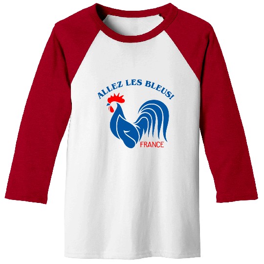 Allez Les Bleus France Baseball Tees