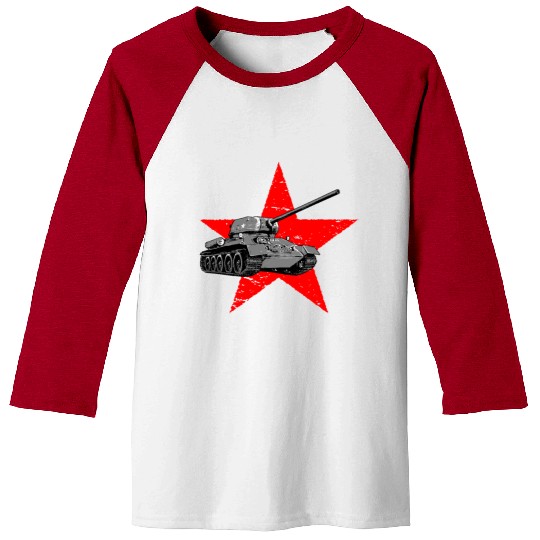 T-34-85 Soviet medium tank Baseball Tees